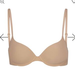 Kim Kardashian Skims Fits Everybody Push up Demi Bra in 30A color Clay NWT